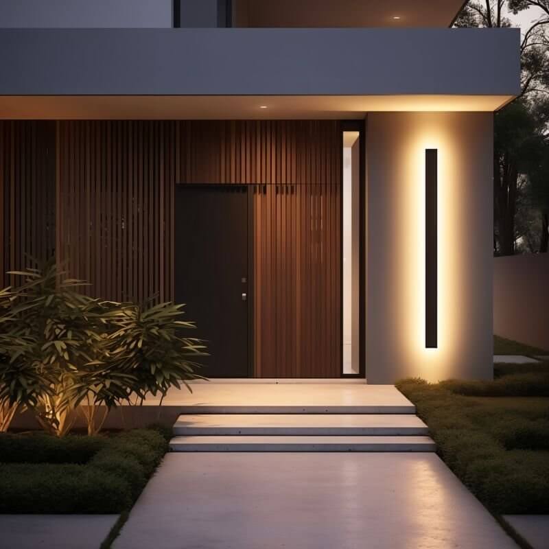 Moderna Lampada da Parete LED Esterno - Design Senza Tempo