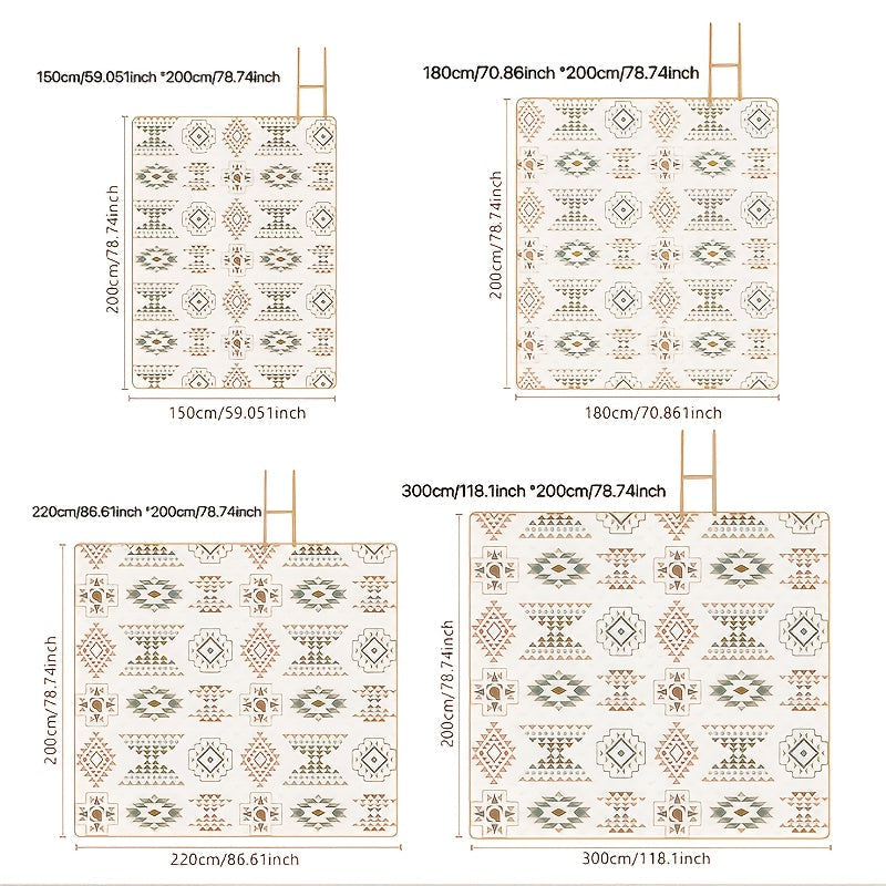 Coperta da Picnic Confortevole – Pieghevole e Resistente all'Acqua per Divertimento all'Aperto