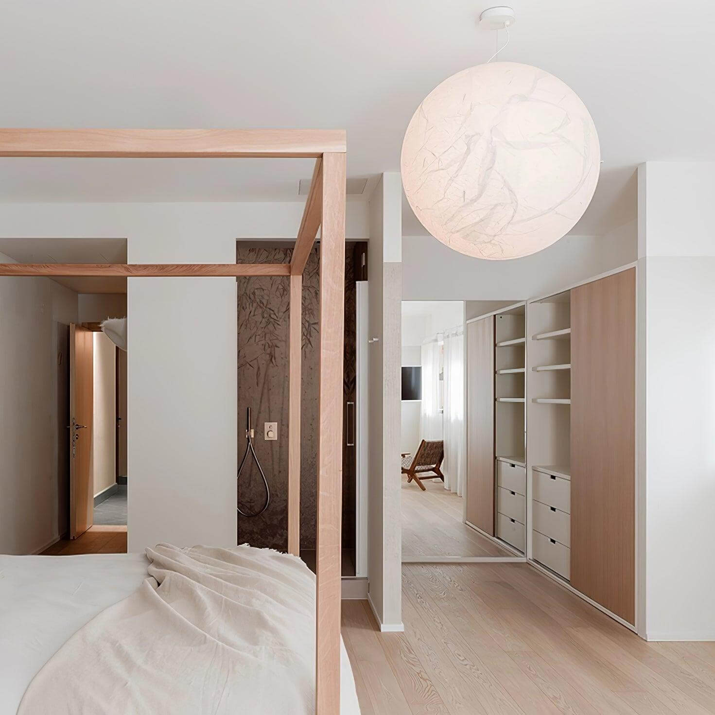 Lampadario in Seta - Illuminazione Atmosferica per la Casa