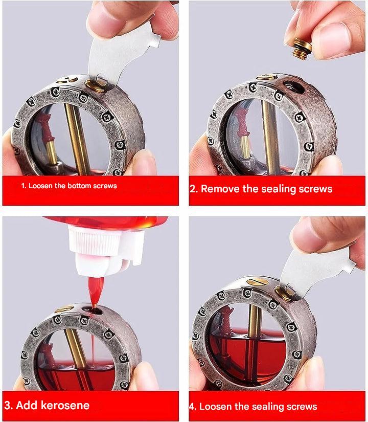 Accendino Antico Trasparente – FlintAura