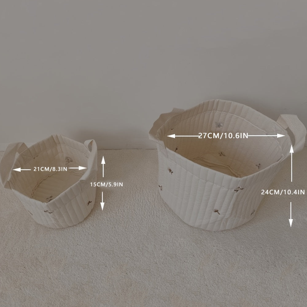 Borsa di Stoccaggio in Tessuto Trapuntato per la Stanza dei Bambini – Acquista 1 e Ricevi 1 Gratuito