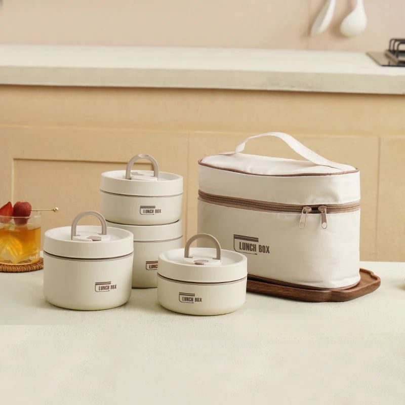 HeatKeeper Pro Lunch Box | Contenitore per alimenti in acciaio inossidabile a prova di perdite per pasti caldi e freddi