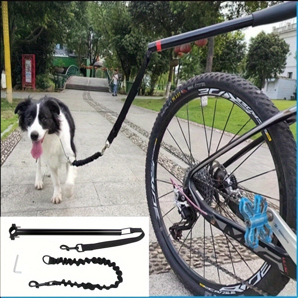 Guinzaglio per Cani da Bici con Cavo Rimovibile – Espandibile e Buffer di Sicurezza