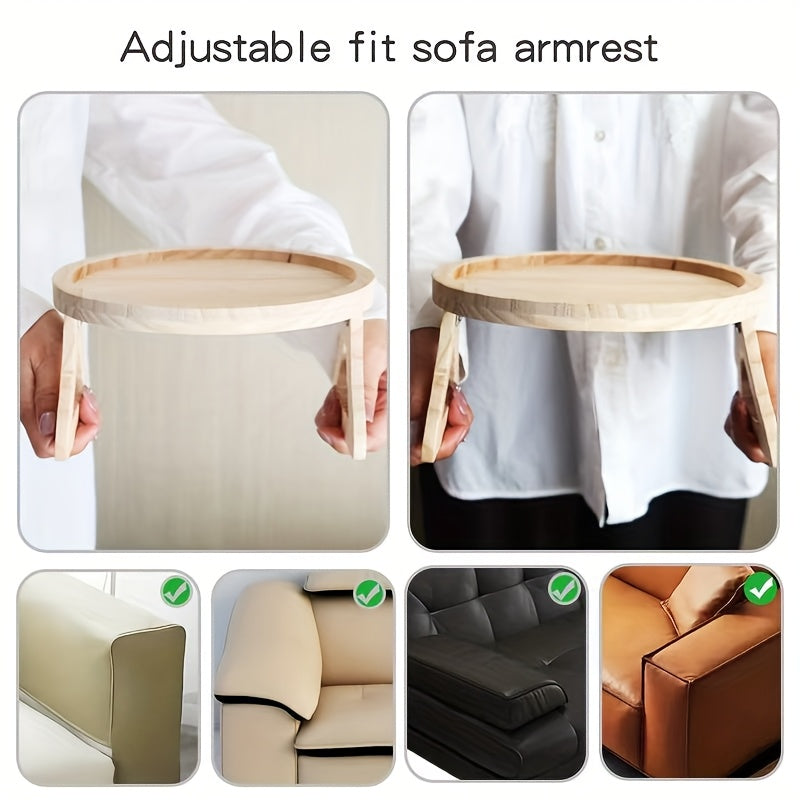 Vassoio Pratico in Bambù – Compatto e Maneggevole per Divano e Letto