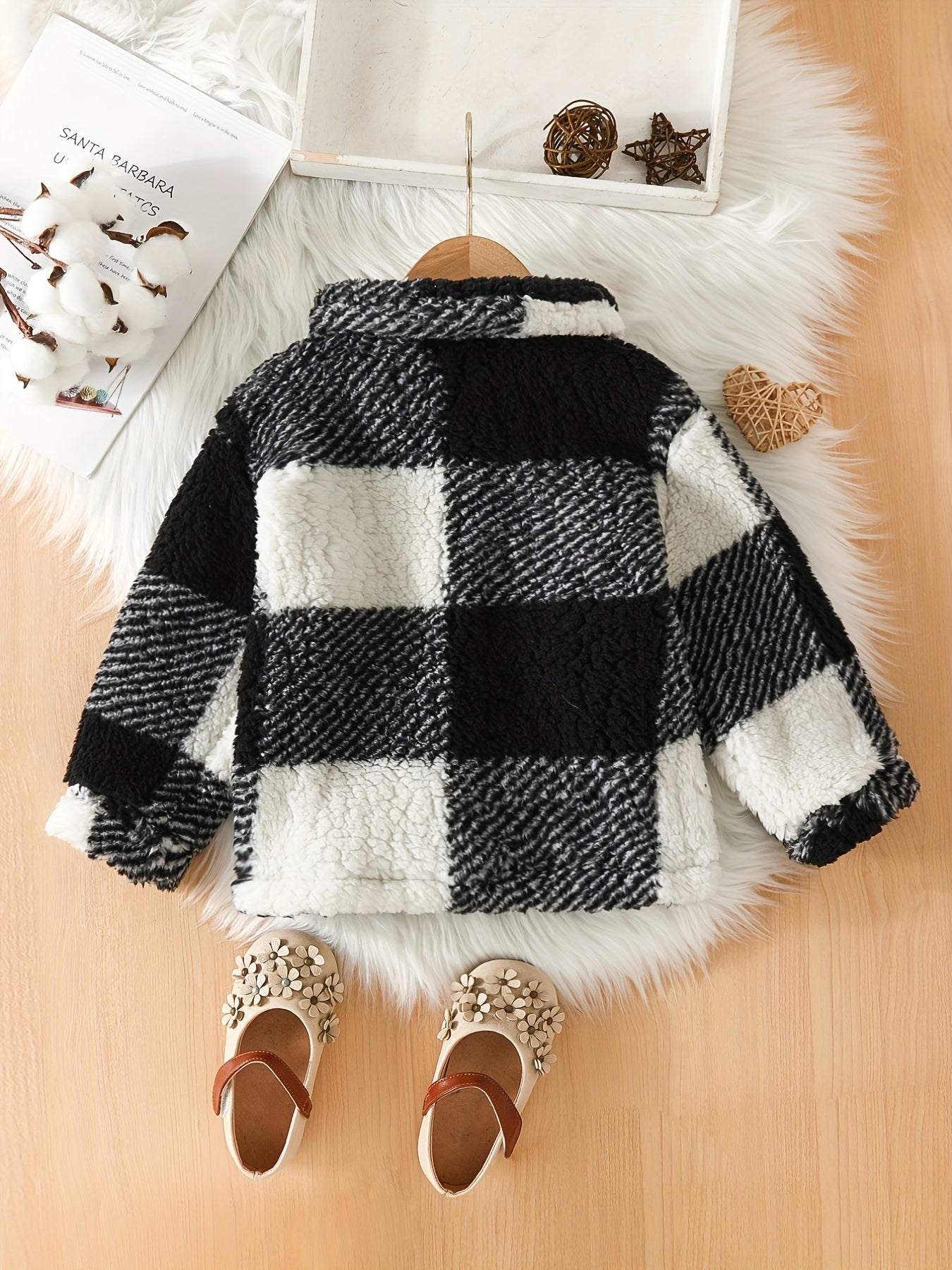 Giacca in Fleece a Quadri Soft Rowie per Bambini – Ideale per Giornate Fresche