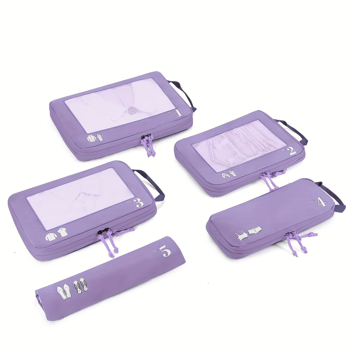 TravelSmart Set di Cubi Compressivi per Imballaggio – Soluzione Efficiente per i Bagagli