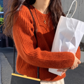 Talea | Suéter oversize de punto con cuello redondo