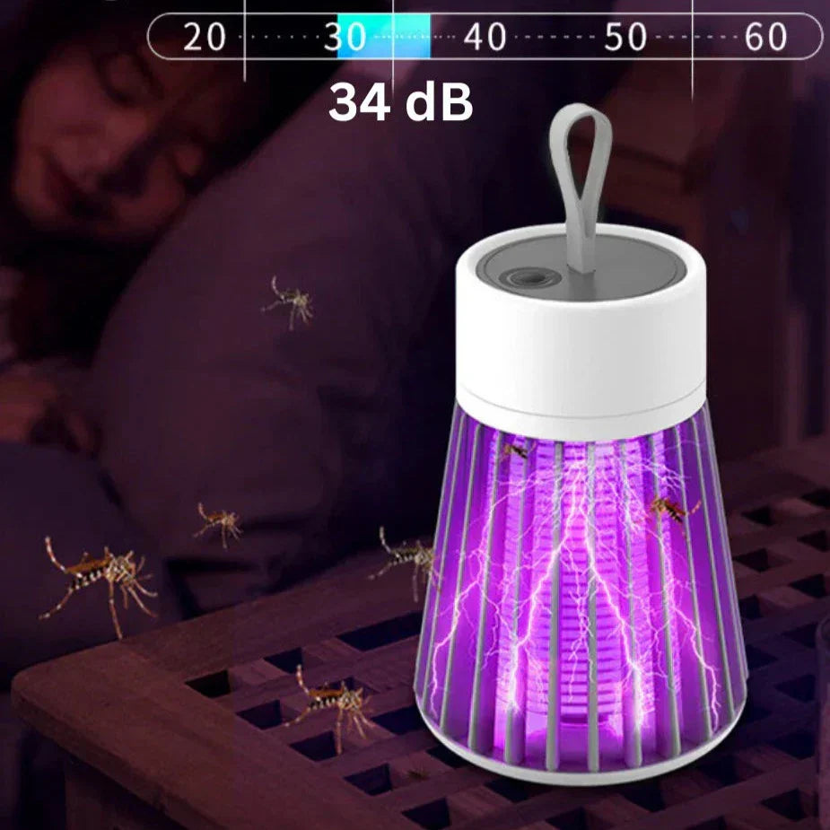 AetherGuard Trappola per Zanzare UV | Repellente per Zanzare Portatile con Protezione Sicura ad Alta Tensione