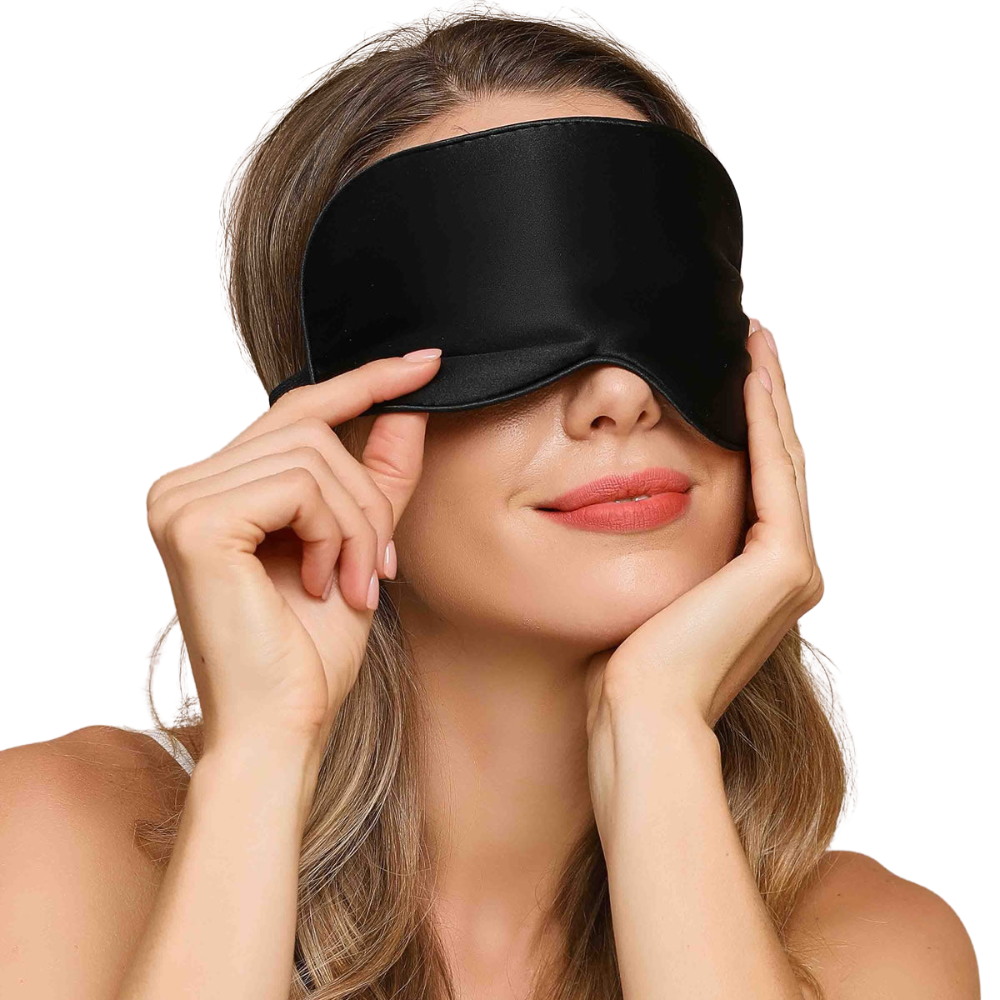 Maschera da Sonno di Lusso Realizzata in Pura Seta di Gelso – LunaPure