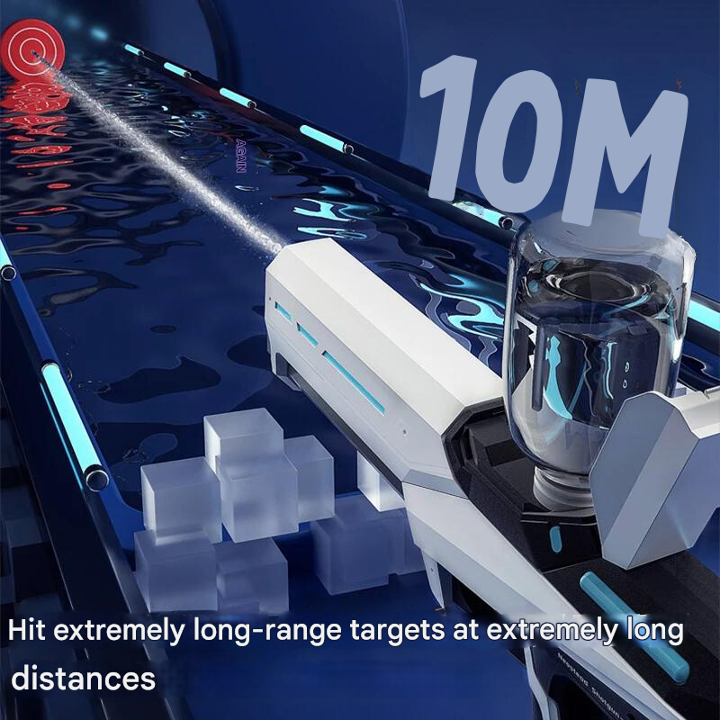 Pistola ad Acqua Automatica con Serbatoio da 1L e Portata di 10m – Divertimento Estivo Puro