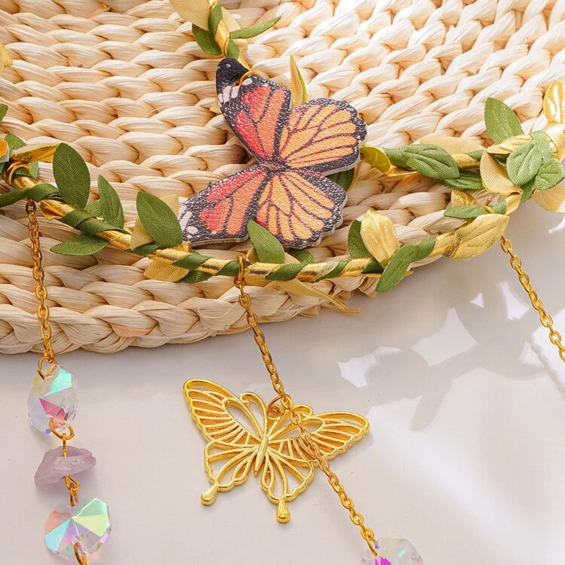 PrismaVibe Cattura Cristalli Incantati | Decorazione Magica per Interni con Luce di Luna e Stelle