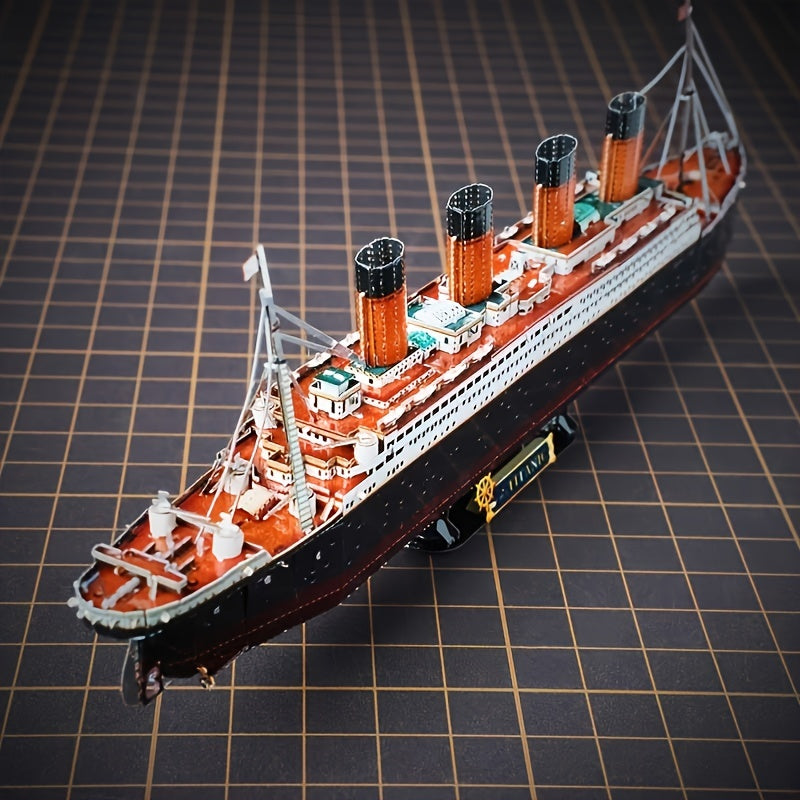 Modello in Metallo 3D Titanic – Modello Fai-da-Te Dettagliato per Creativi