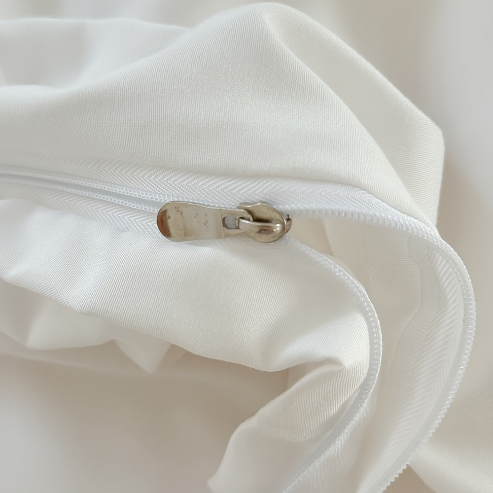 Set di Biancheria da Letto Trapuntato – Copriletto e Federe con Design di Grande Fiore