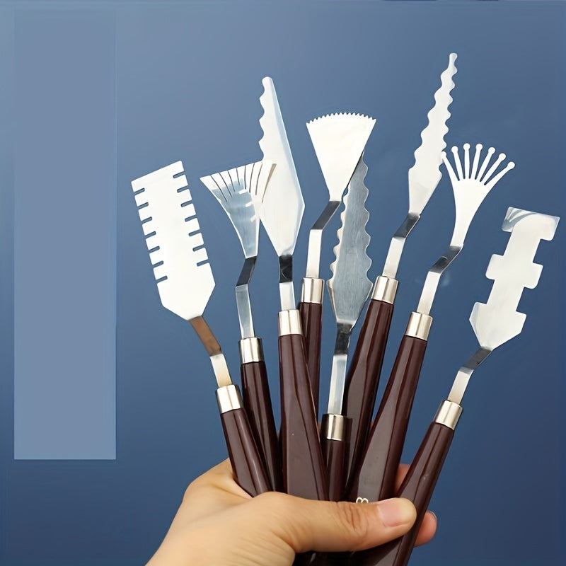 Set di Spatole MasterBlend – Precisione e Creatività per la Pittura a Olio