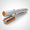 Brosse Rotative 2-en-1 pour Coiffage et Lissage