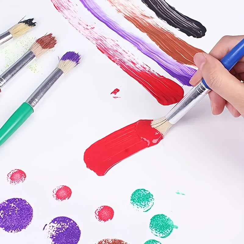 Set di Pennelli per Artisti – Adatto a Diverse Tecniche di Pittura