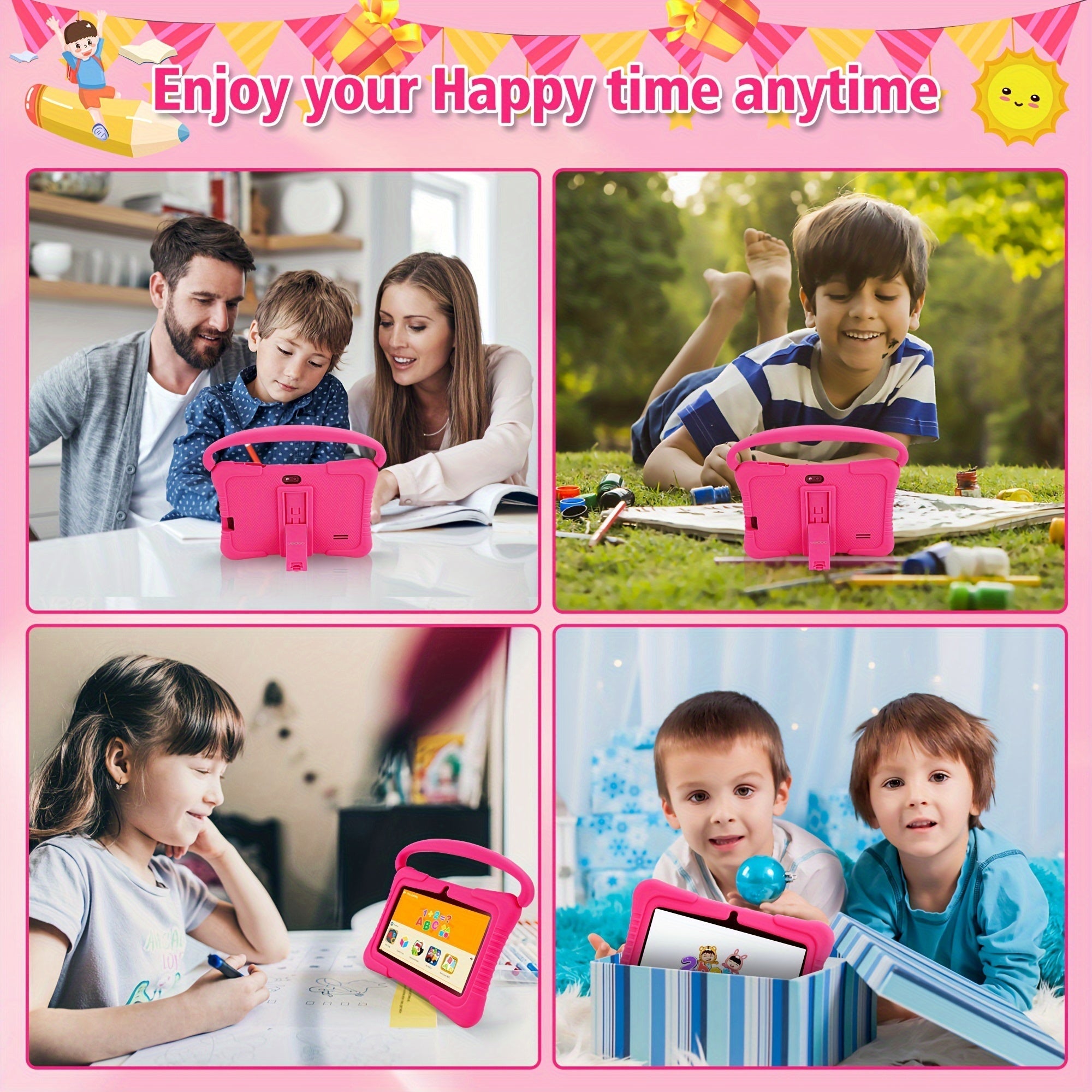 Tablet per Bambini 7 Pollici - Tablet Android con Protezione per gli Occhi