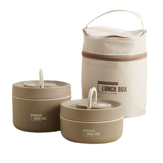 Lunchbox Isolato a Più Strati con Borsa da Trasporto GRATUITA - ThermoBox