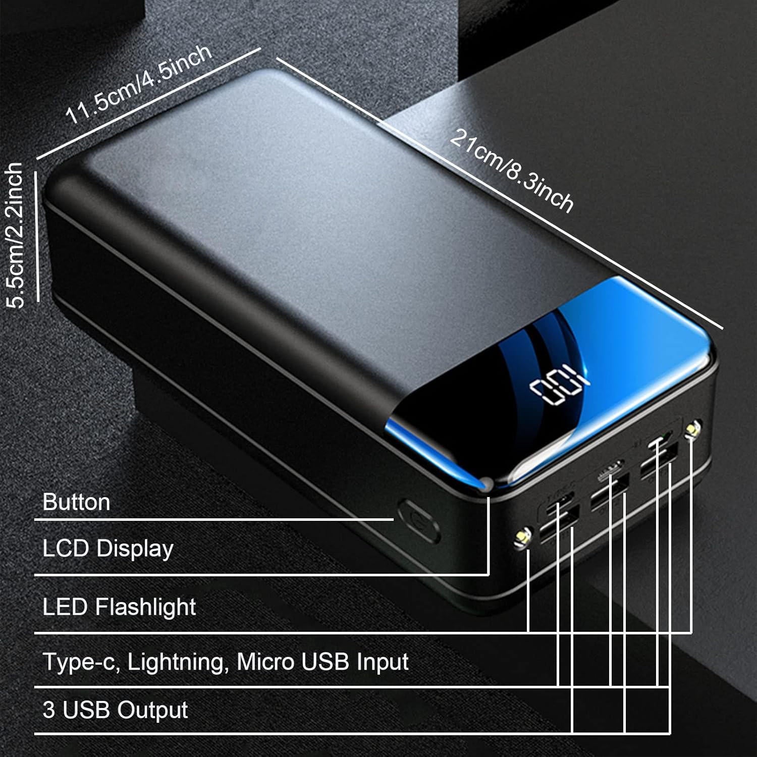 Power Bank Ultimo 50.000mAh – Veloce e Versatile