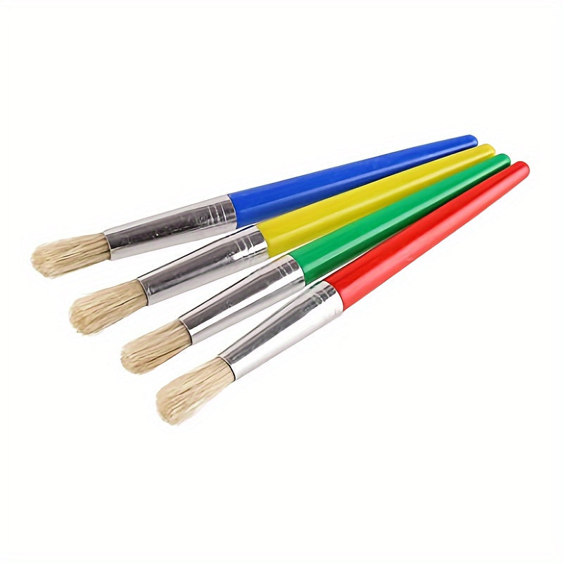 Set di pittura con barattoli di vernice e pennelli – Perfetto per la pittura fai-da-te