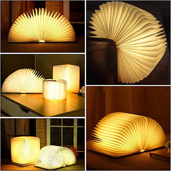 Luce da Libro Pieghevole con Luce LED Calda - StoryGlow