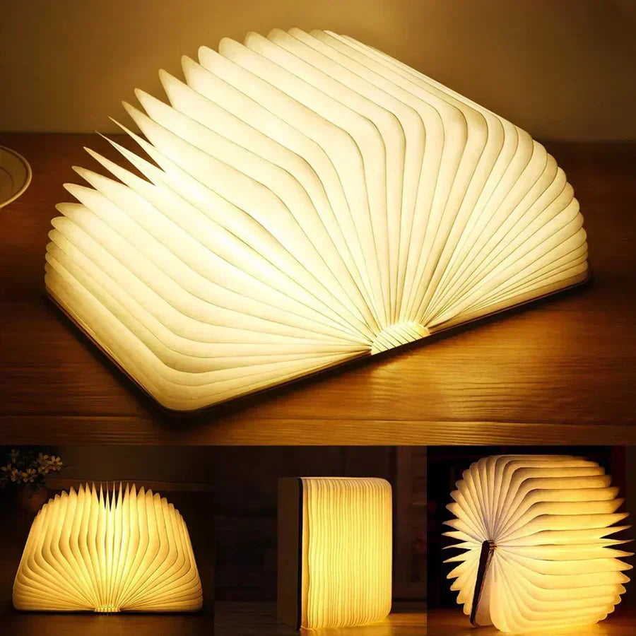 Luce da Libro Pieghevole con Luce LED Calda - StoryGlow
