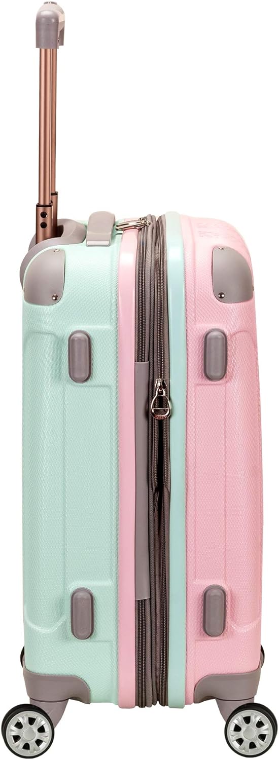 Valigia Rigida Leggera Espandibile con Ruote Doppie Girevoli – Cotton Candy