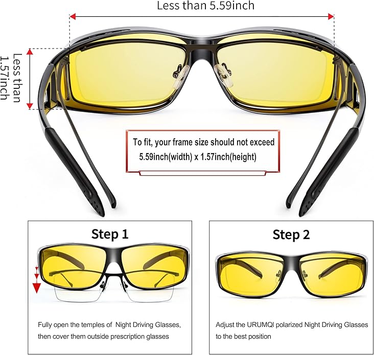 Occhiali da guida notturna con polarizzazione - Jeremy