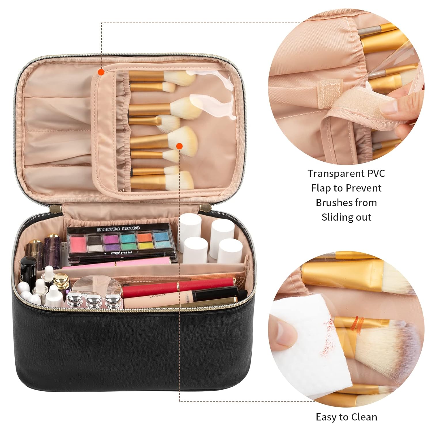 Organizer per Trucco Portatile con Separatori