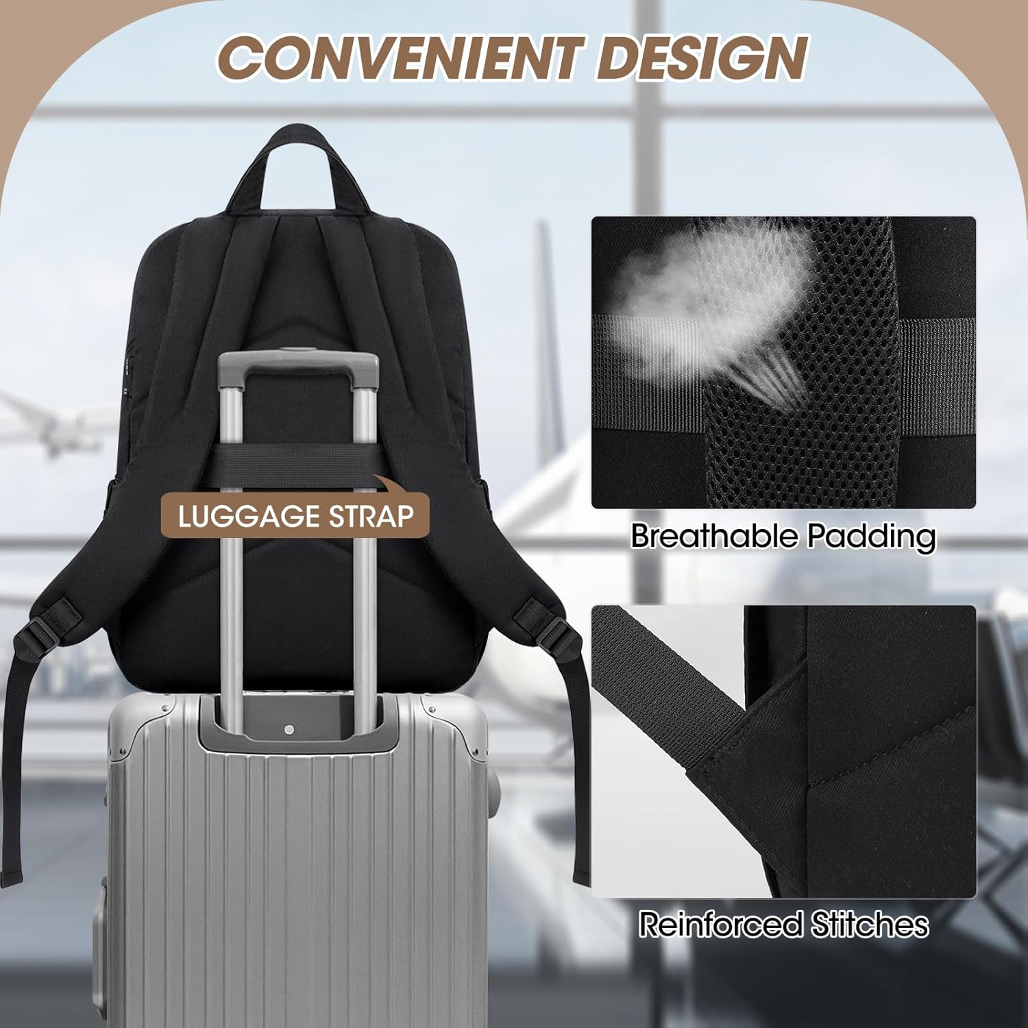 Zaino da Viaggio e Scuola Leggero 39,6 cm