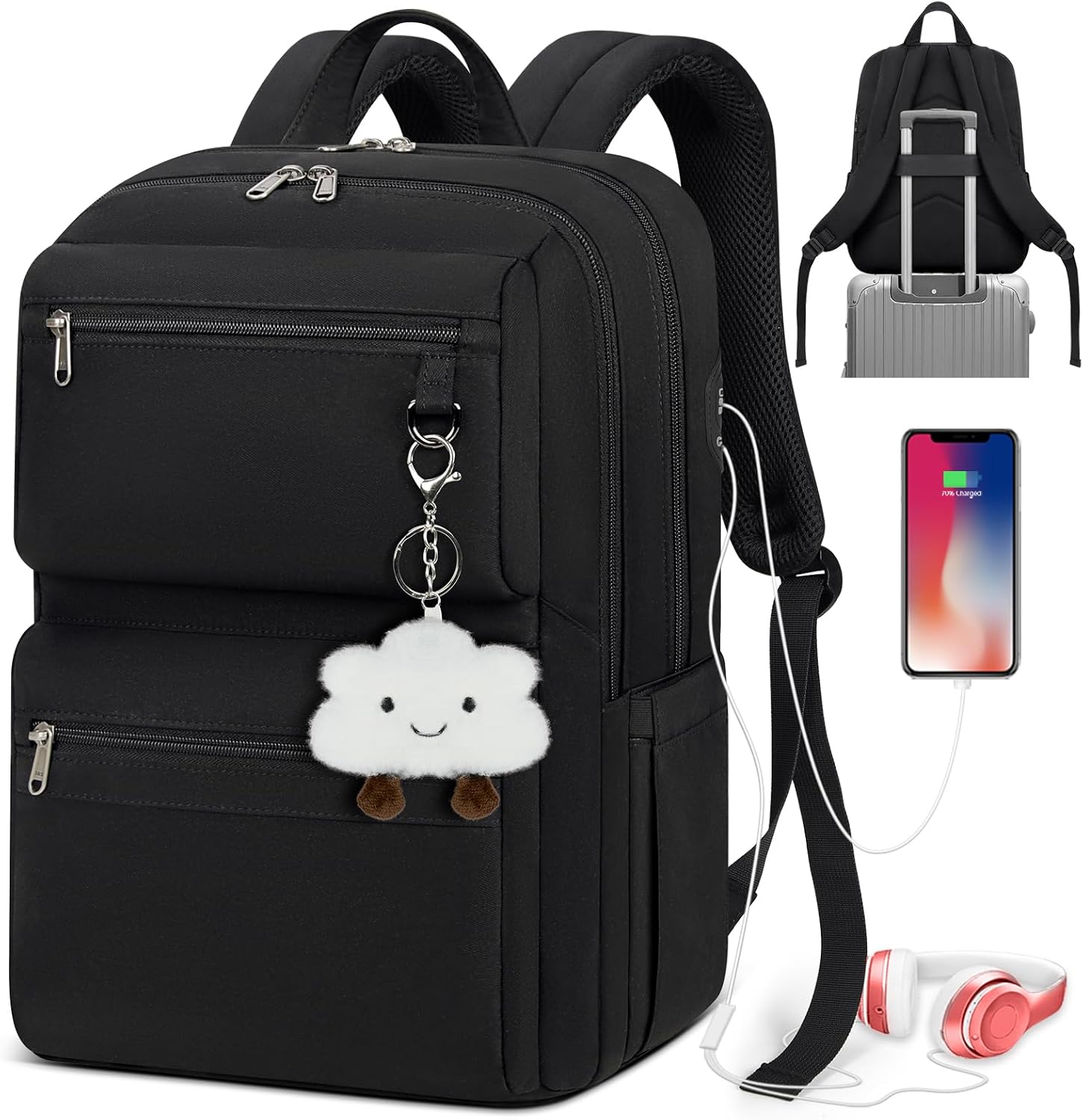 Zaino da Viaggio e Scuola Leggero 39,6 cm