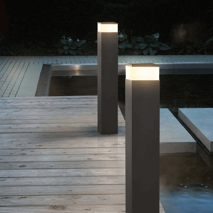 Lampada LED da Esterno - Design Rettangolare in Metallo