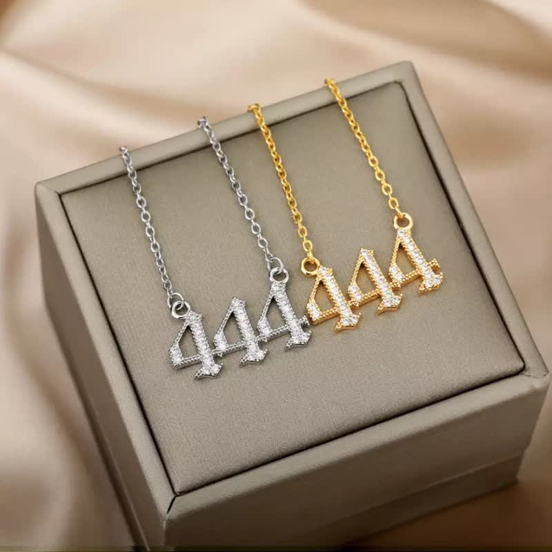 Collana con Numeri Angelici in Zirconia – Seraphina