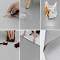 PVC coating with monochrome design, self-adhesive, waterproof, fireproof