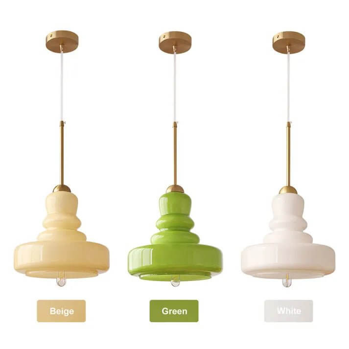 Lampada a Sospensione in Vetro - Design Bauhaus