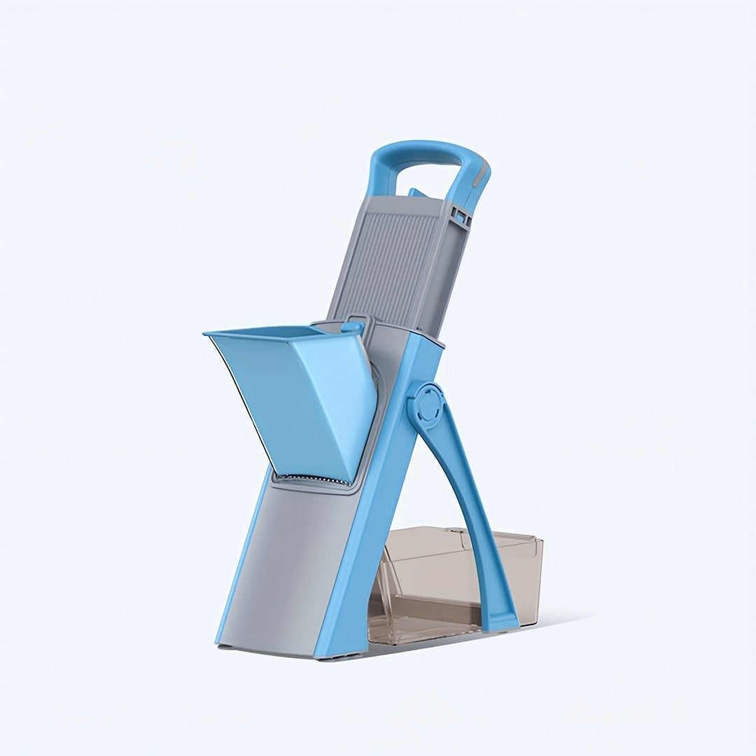 Affettatrice Multifunzionale per Verdure – Sicura, Regolabile e Con Grande Capacità