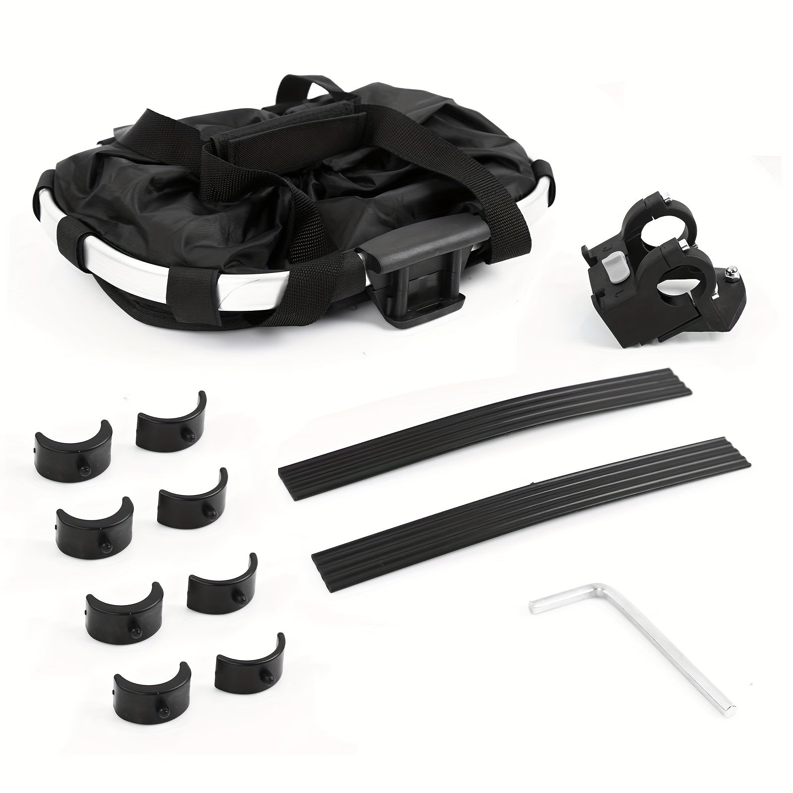 Cestino Pieghevole per Bicicletta – Alta Capacità e Struttura Robusta per Biciclette e Animali Domestici