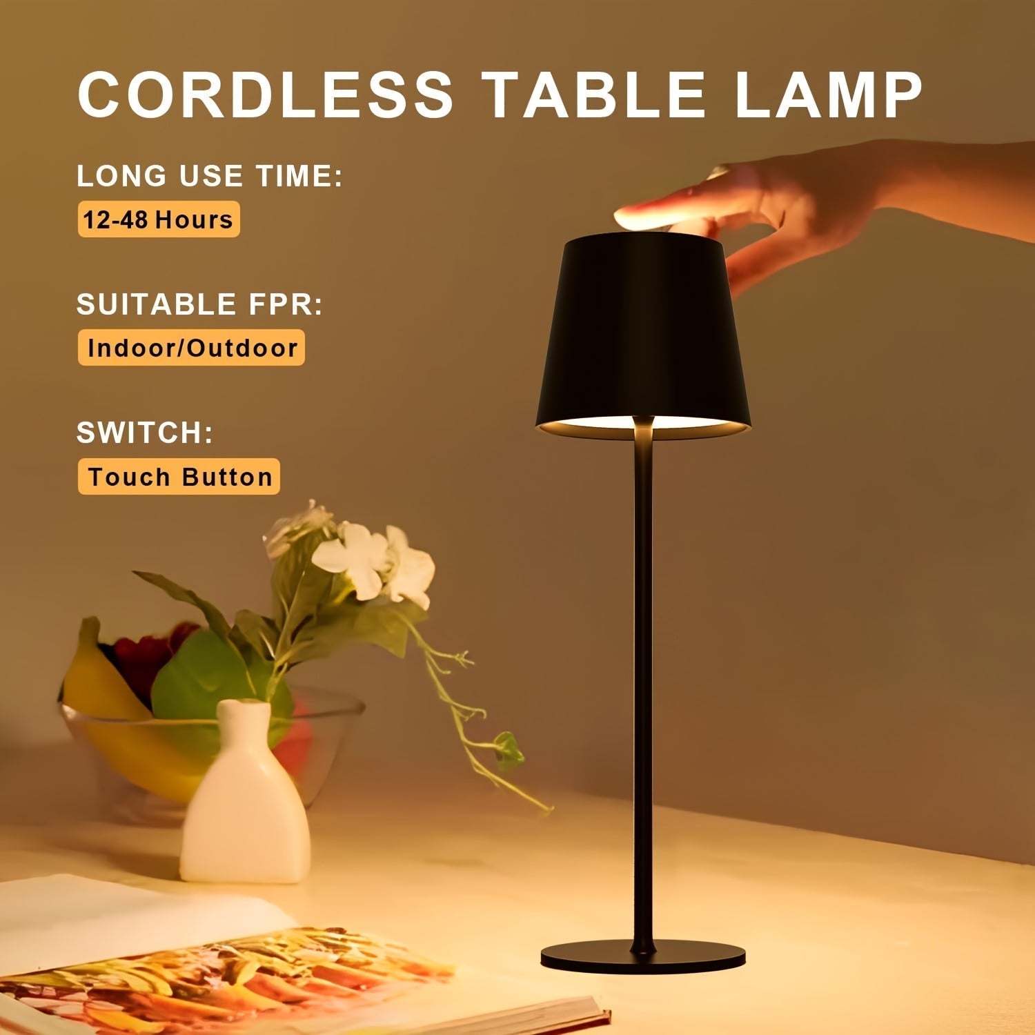 Lampada da Tavolo Wireless Elegante – Moderna e Pratica