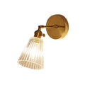 Kegelglas Industrial Style Wall Light with Light Texture, Brass Wall Lamp for Dining Room