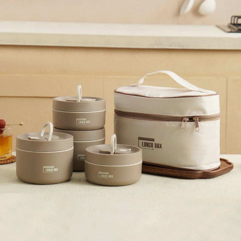 HeatKeeper Pro Lunch Box | Contenitore per alimenti in acciaio inossidabile a prova di perdite per pasti caldi e freddi