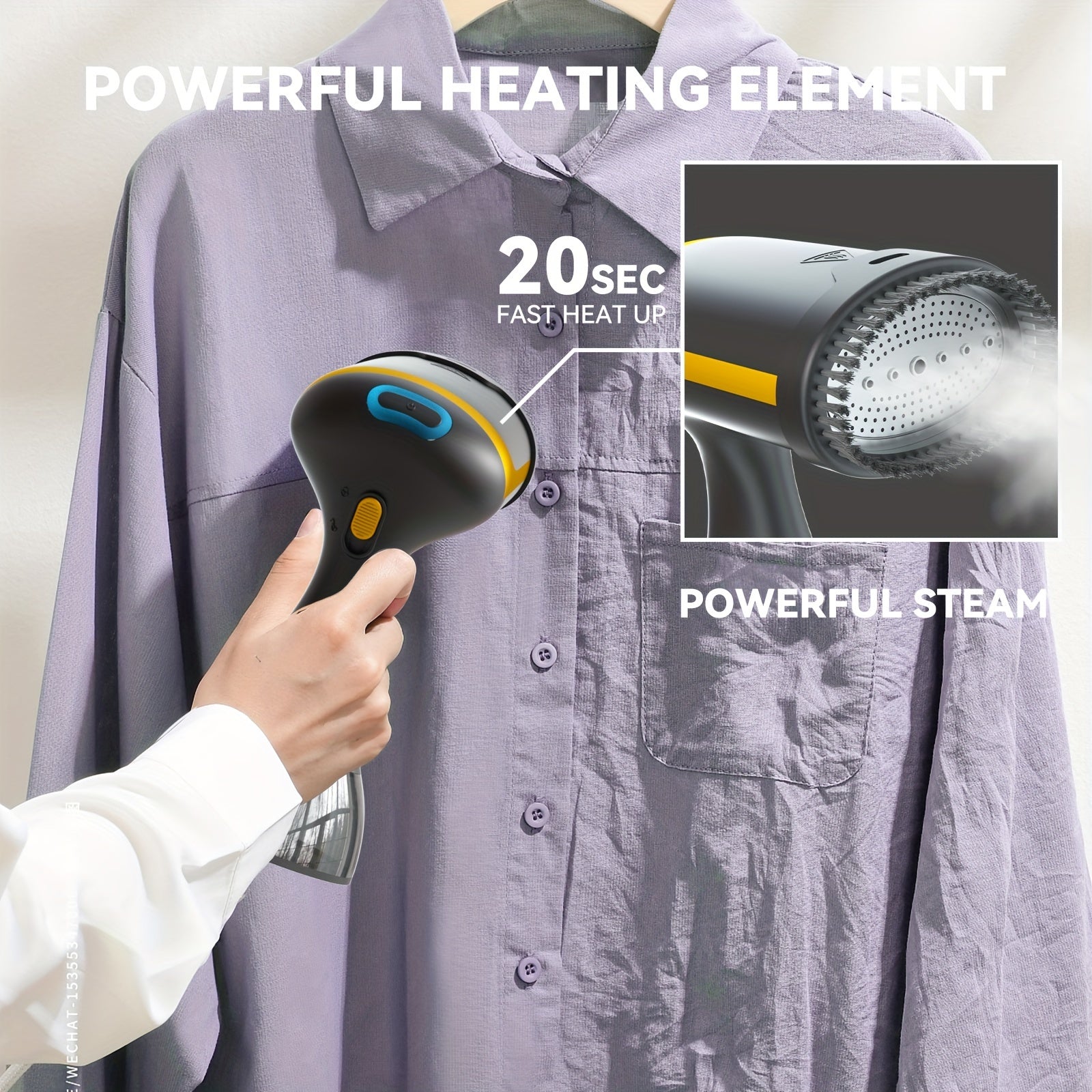 Ferro da Stiro Portatile a Vapore – Efficiente e Facile da Usare per Casa e Viaggi