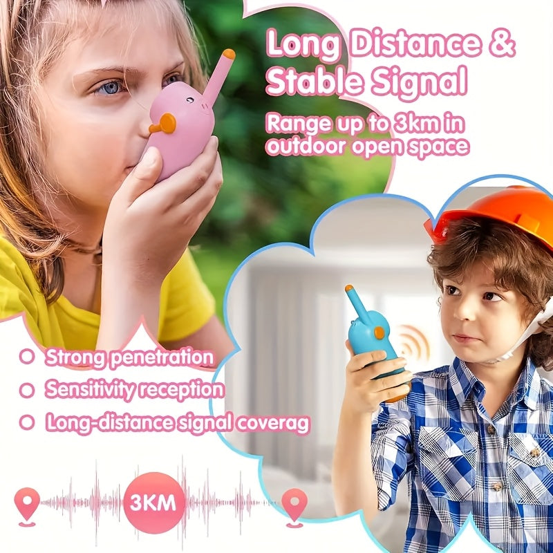 Set di Walkie-Talkie per Bambini – Portata di 3 Miglia e Batteria Ricaricabile