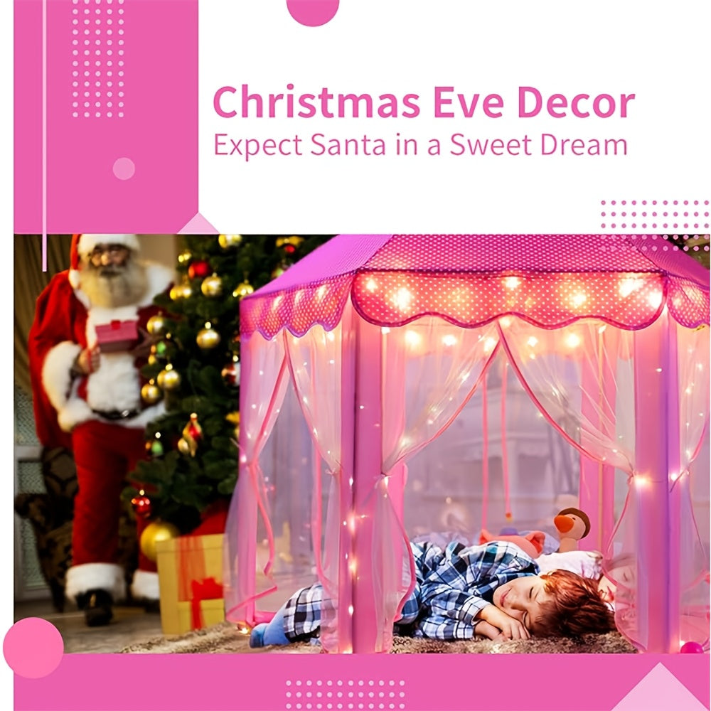 Tenda da Gioco Principessa con Illuminazione Stellare – Perfetta per Gioco Indoor o Outdoor