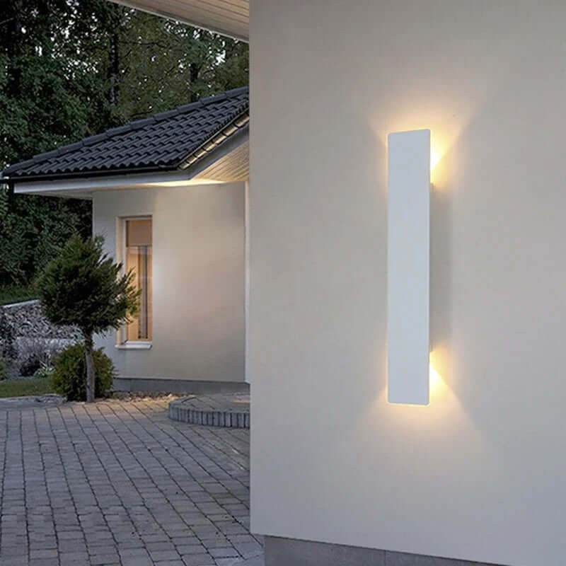 Lampada da parete esterna in alluminio LED impermeabile