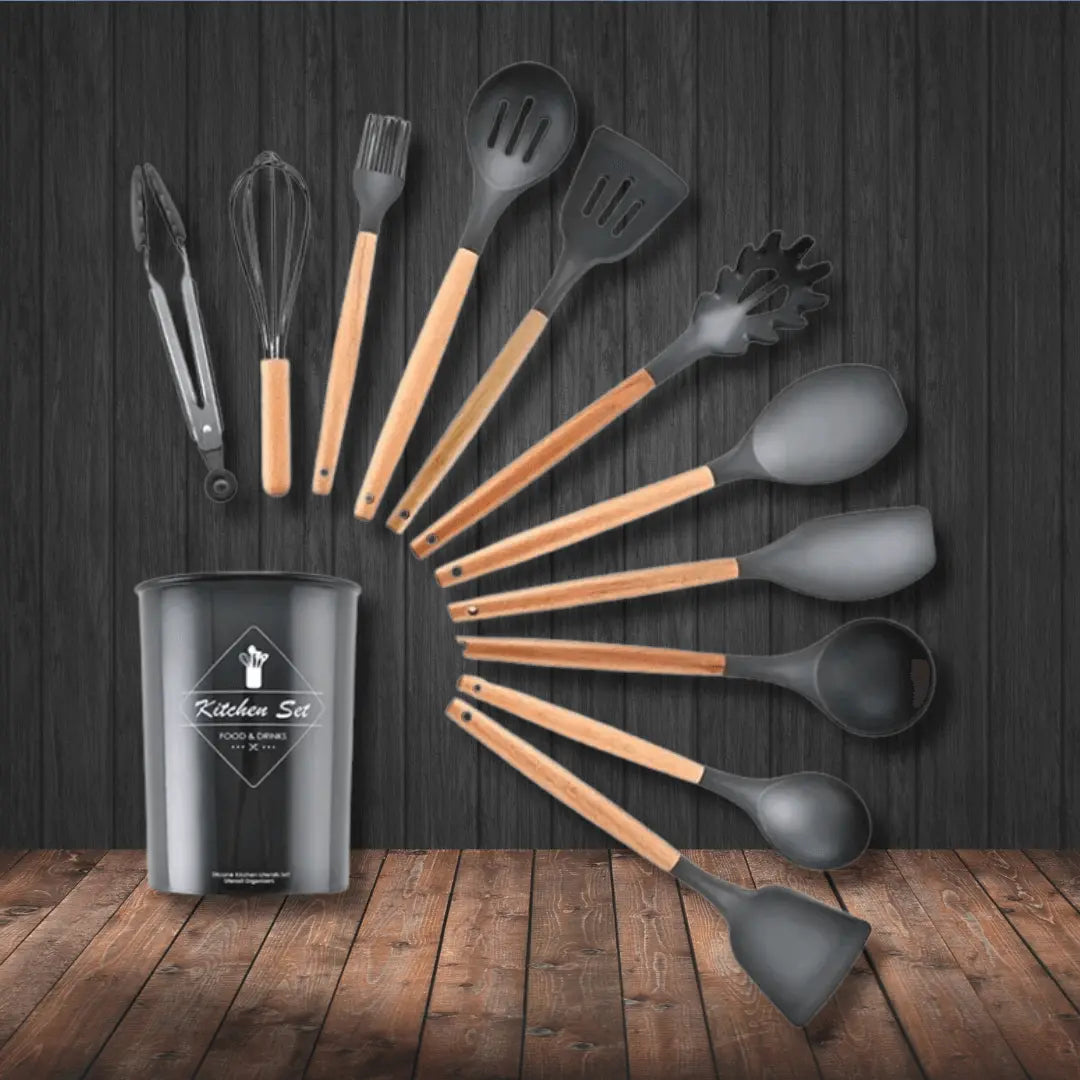 Set di Utensili da Cucina in Silicone - FlexiChef
