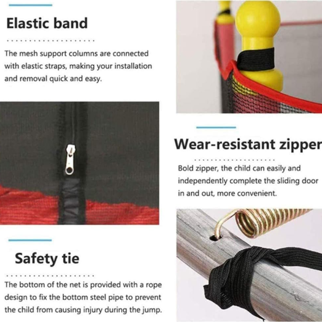 Trampolino per Bambini con Rete di Sicurezza – Jumpie KidsTramp