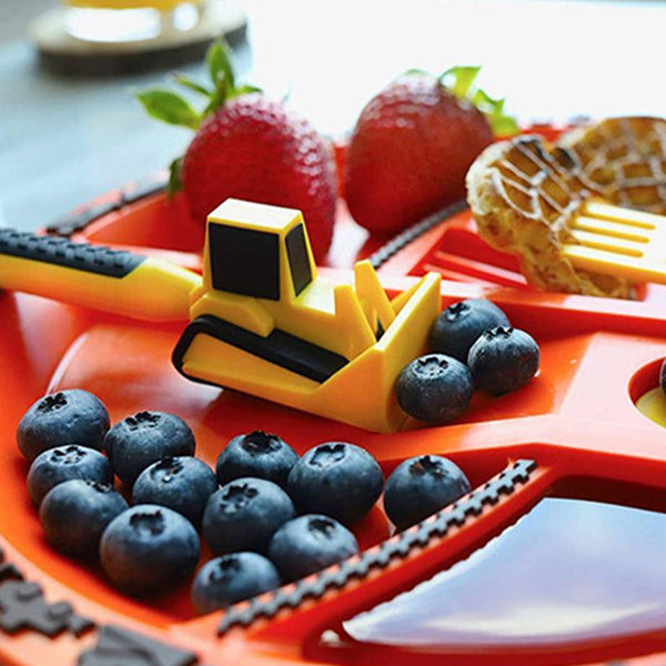 Set di Posate per Bambini Bulldozer - ConstructoFork