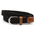 Elastic thin braided belt