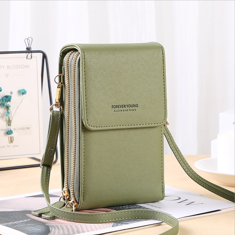 Borsa per Telefono Touchscreen con Funzione Portafoglio – Crossbody Compatta per Uso Quotidiano