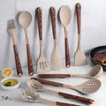 Ustensiles de cuisine en silicone Luxe | Ensemble de 10 pièces